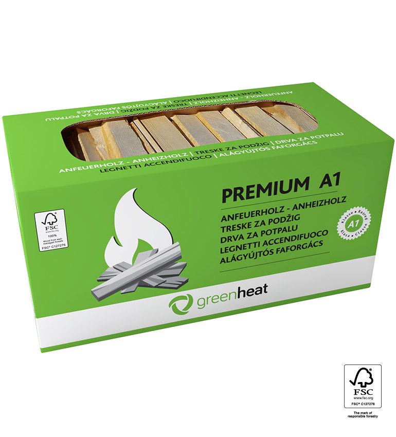 Vrhunska sječka za potpalu u kartonu Greenheat