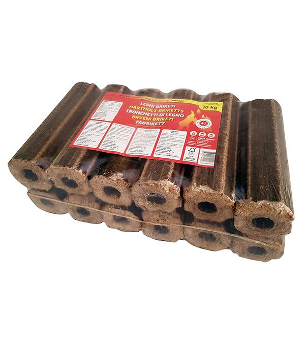 premium drveni briketi s rupom