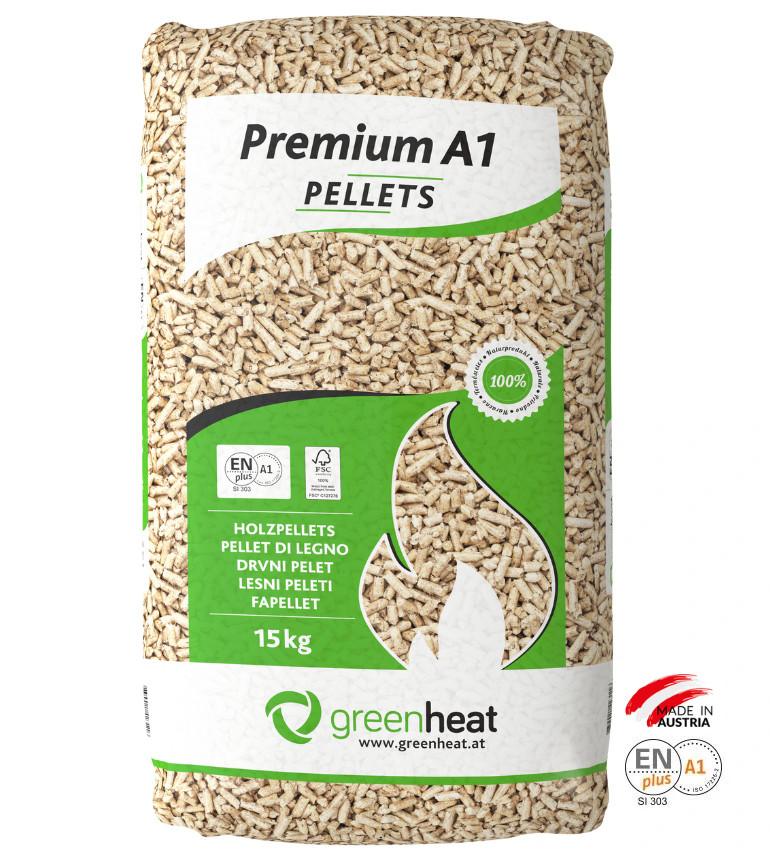 Premium drvene pelete A1 Greenheat