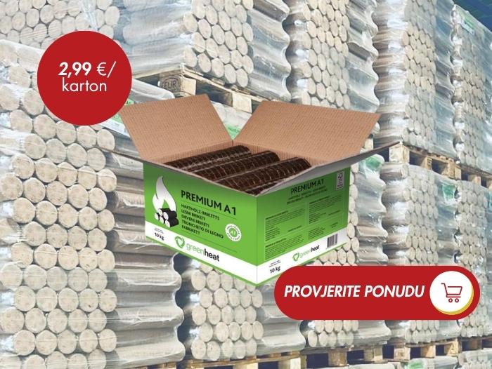briketi greenheat 10 kg karton